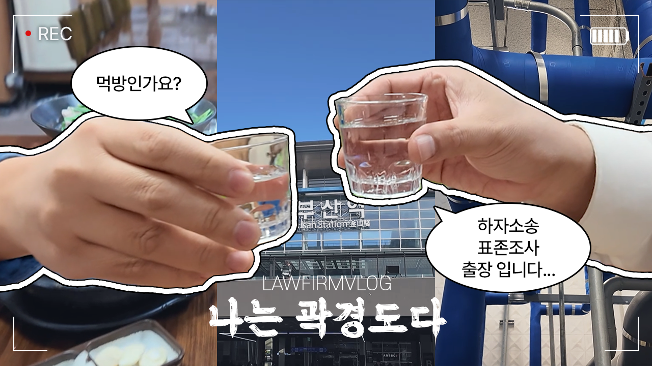 부산 건설전문변호사 표본조사 출장 브이로그 
